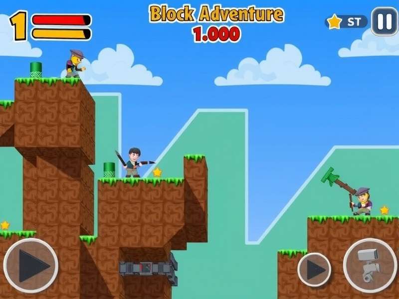 Game2 Block Adventure gameplay screenshot